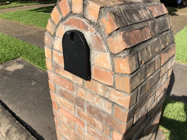 Brick Mailbox Repair in Wexford