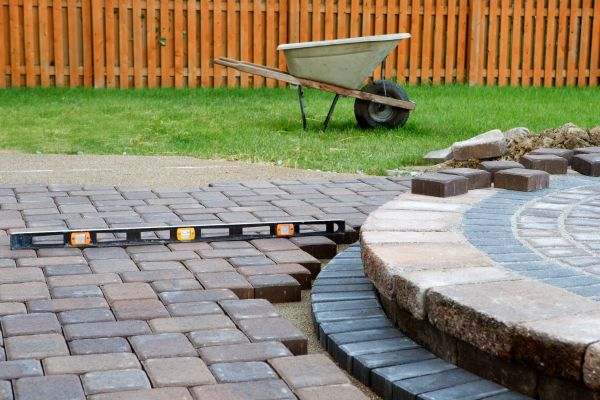 Brick Paver Patio Installation