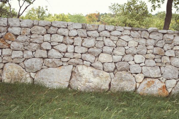 Stone Fence Installation