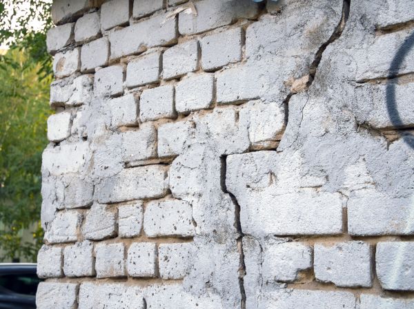 Cracked Brick Wall Repair in Wexford